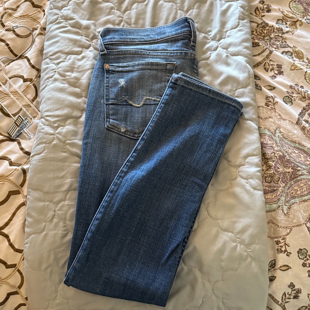 7 For All Mankind Josefina skinny boyfriend fit jeans - size 24 - Picture 9 of 9